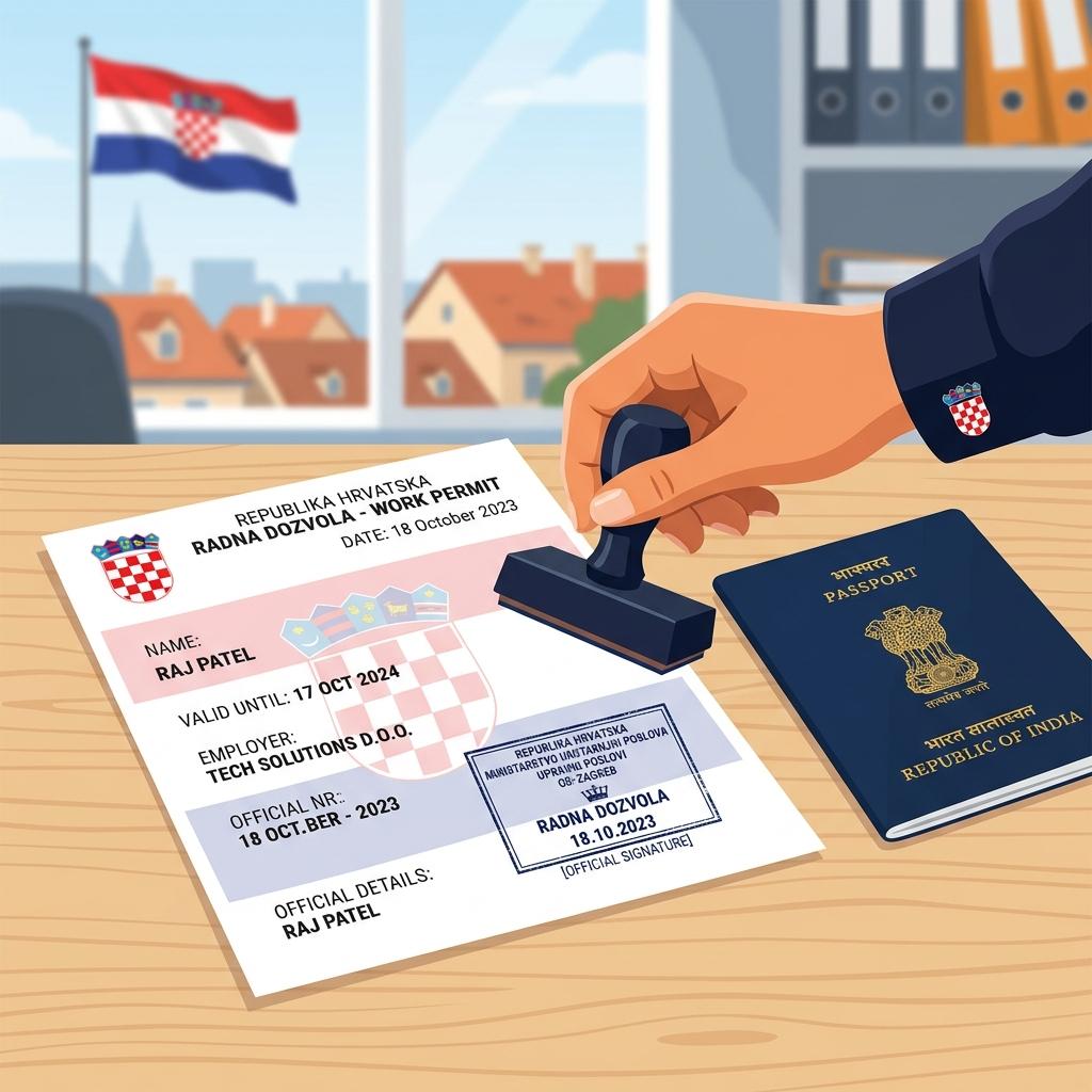 How to Get a Croatia Work Permit from India (2026 Guide)