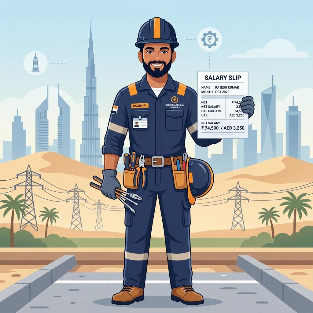 Dubai Electrician & Plumber Salary in Rupees (2026 Guide)